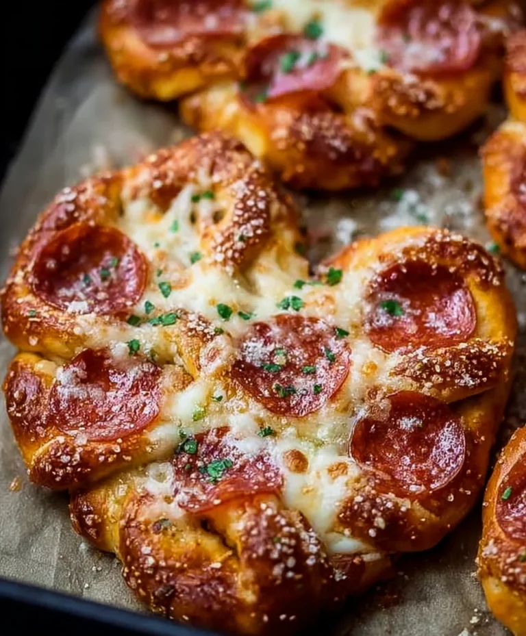 Garlic Butter Beef Beef Pepperoni Pizza Pretzels Recipe