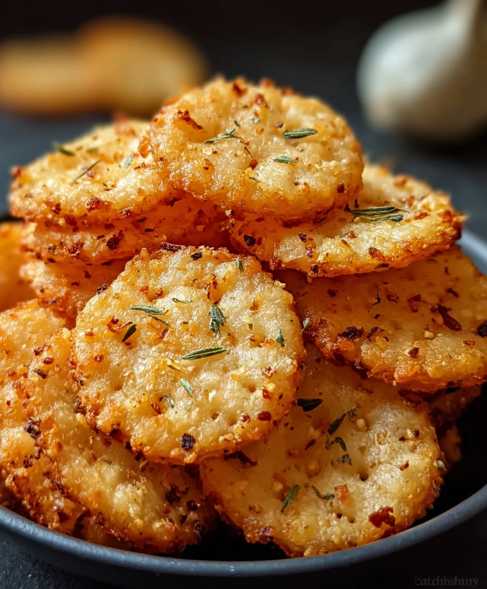 Garlic Ritz Snacks-Easy Savory Appetizer Recipe