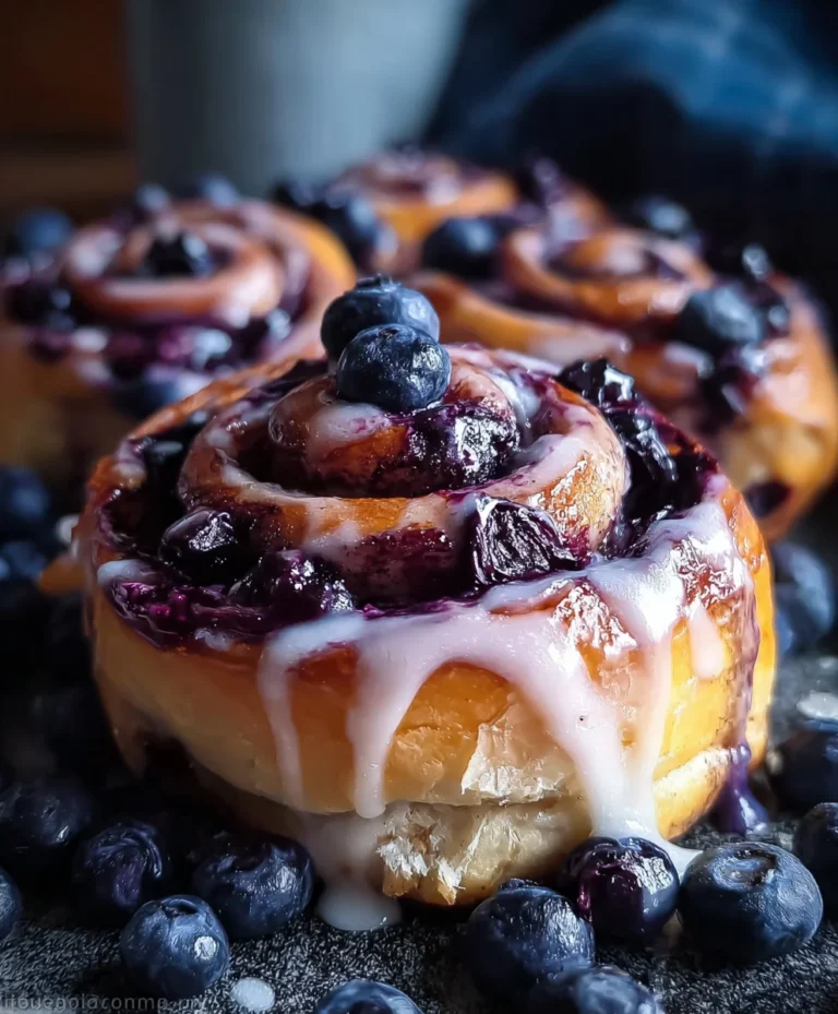 Blueberry Cinnamon Rolls- A Sweet Treat You’ll Love