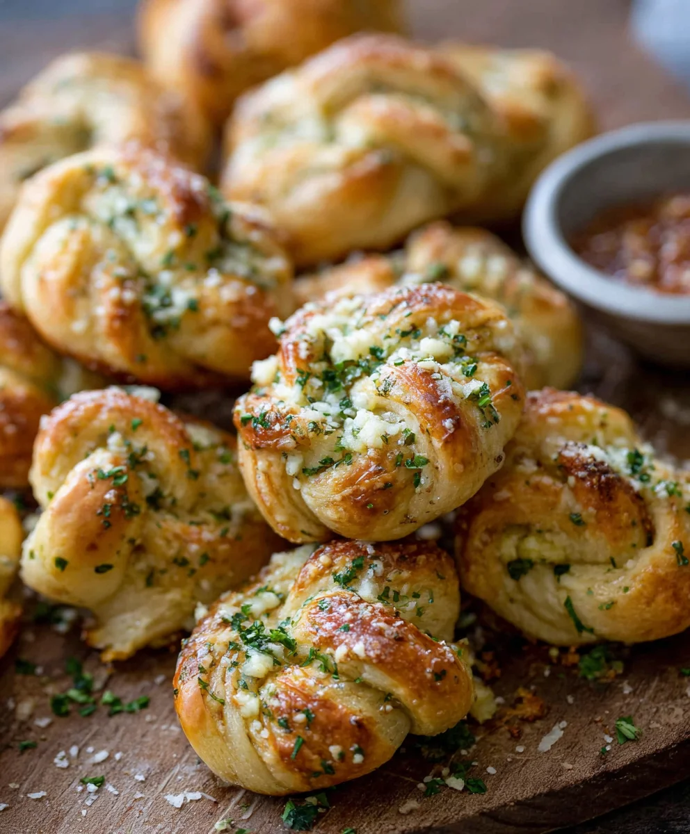 Garlic Knots- Irresistible Baked Bread Bites