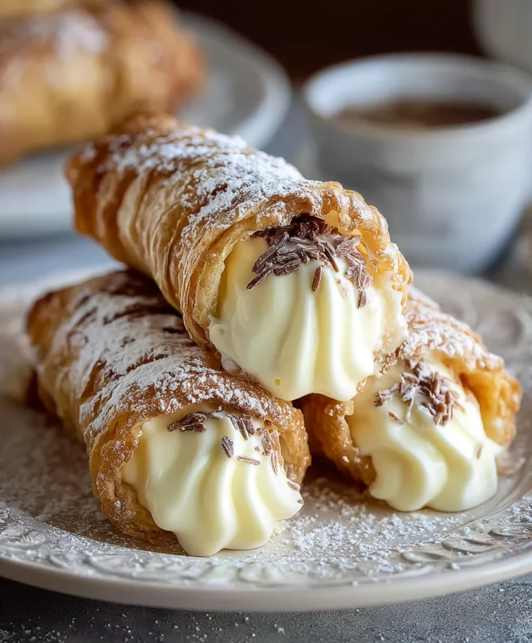 Easy Italian Cream Stuffed Cannoncini Recipe-Taste Italy
