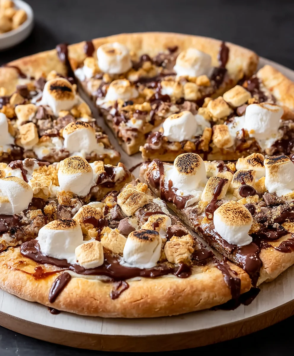 Easy Smores Pizza Recipe - Delicious Dessert Treat
