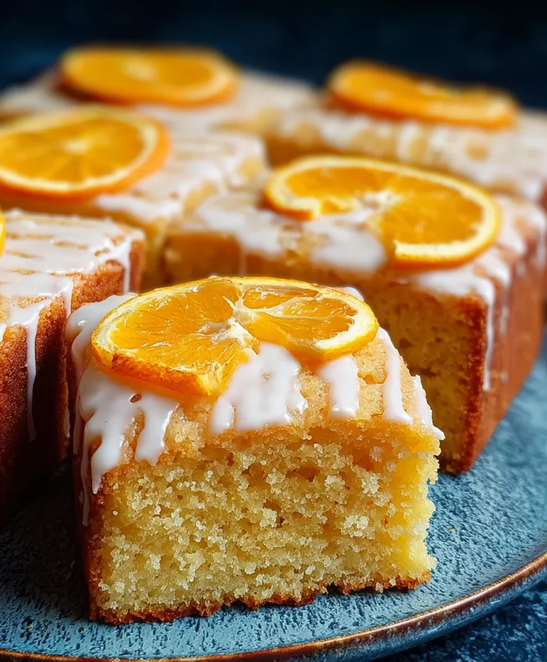 Easy Orange Drizzle Traybake Cake Recipe