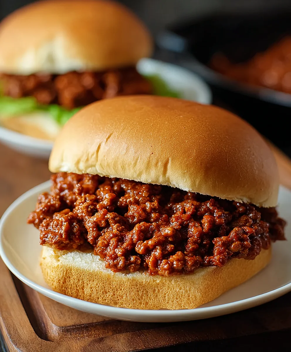 Easy Homemade Beef Sloppy Joe Sandwiches Recipe