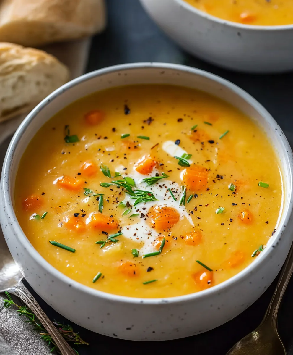 Creamy Carrot Potato Soup - Easy & Delicious Comfort Food