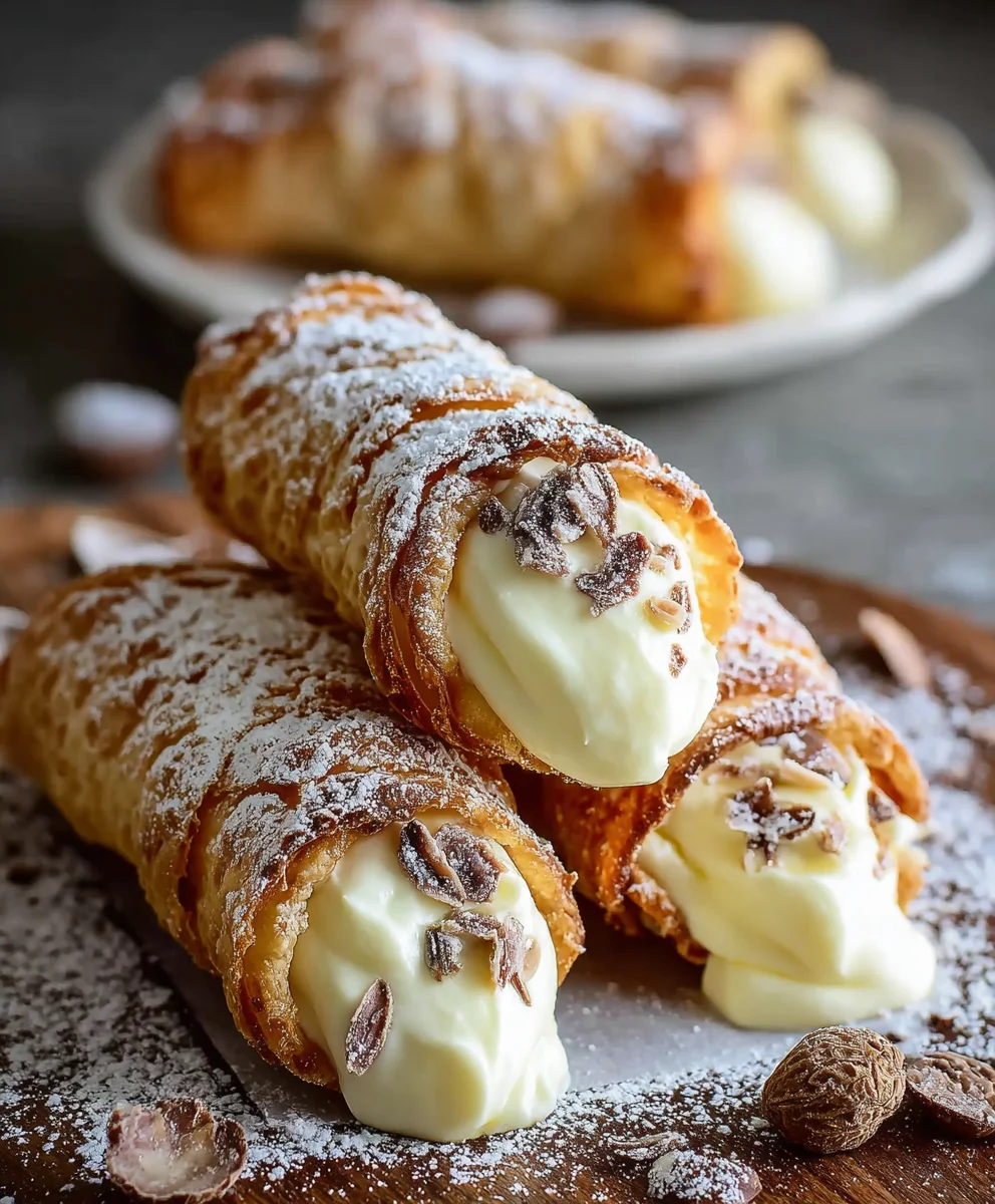 Easy Italian Cream Stuffed Cannoncini Recipe-Taste Italy