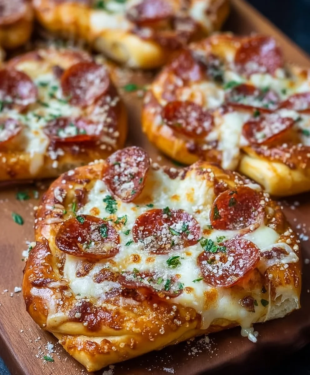 Garlic Butter Beef Beef Pepperoni Pizza Pretzels Recipe