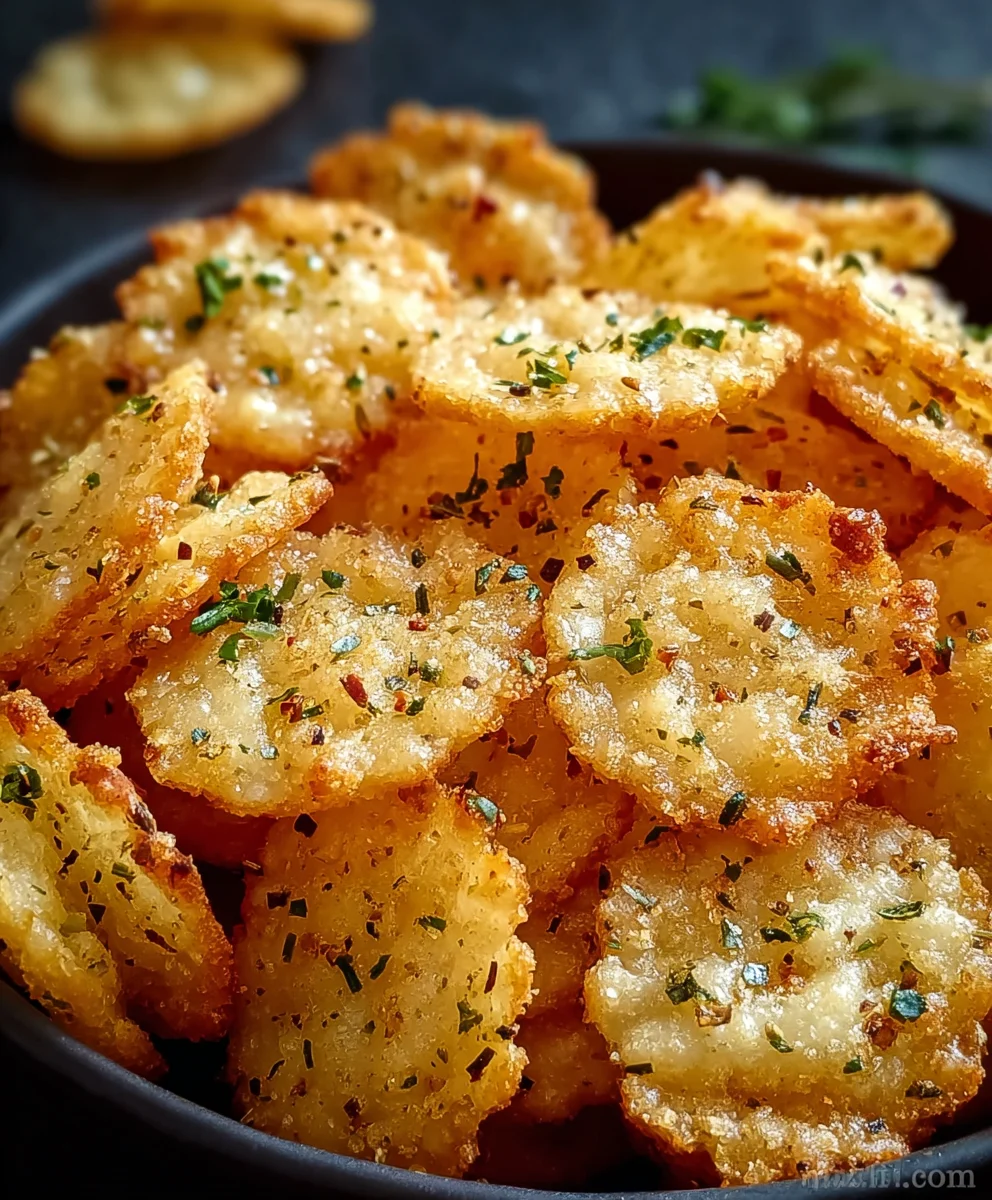 Garlic Ritz Snacks-Easy Savory Appetizer Recipe