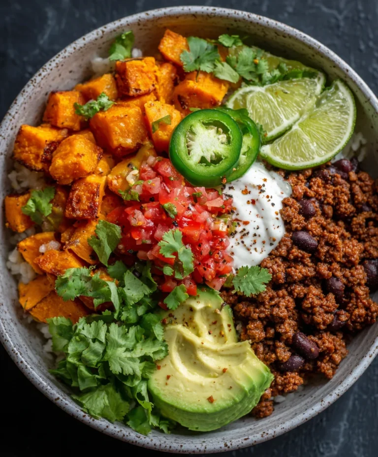 Sweet Potato Taco Bowl- Flavorful Healthy Meal