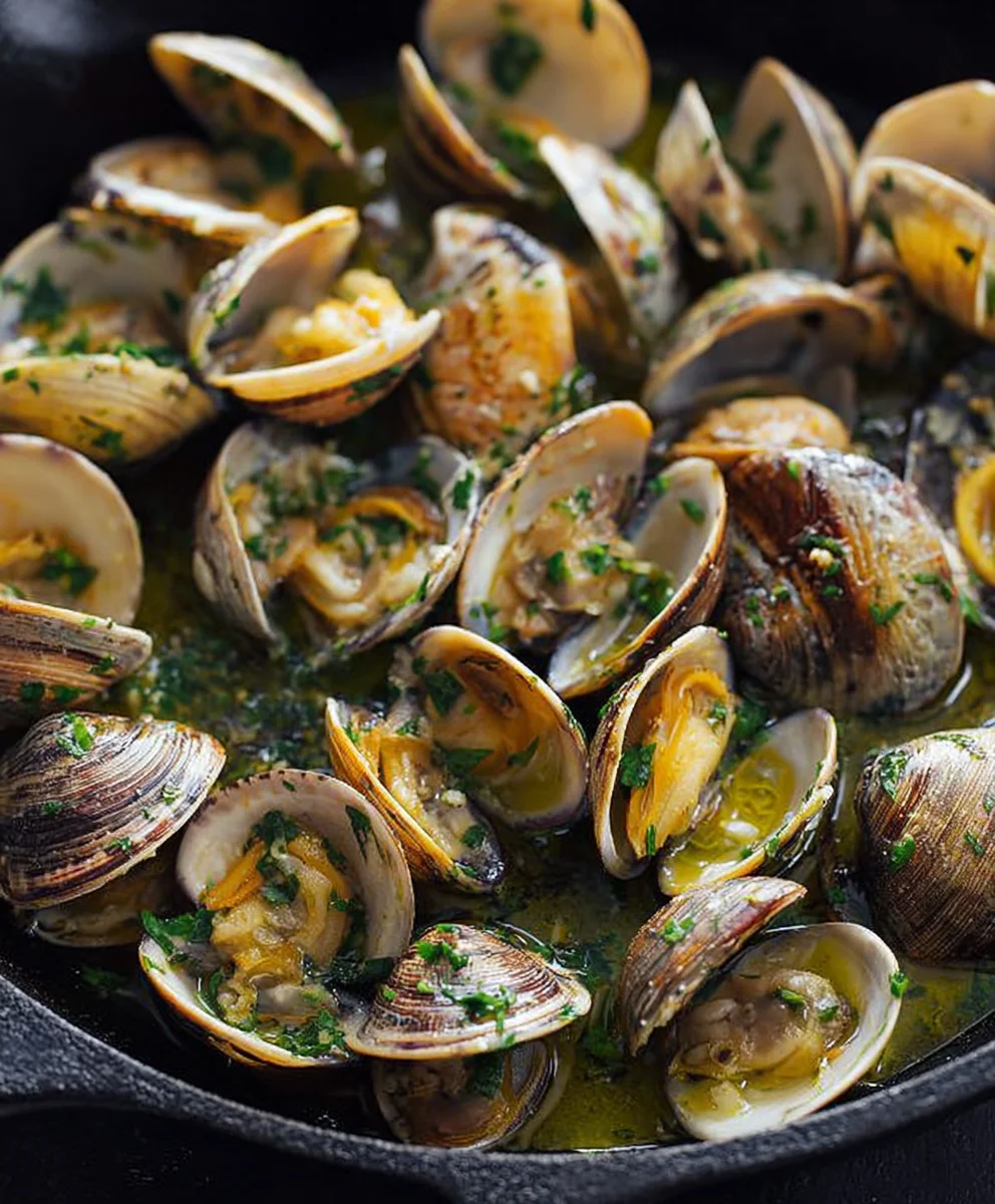 Garlic Butter Sautéed Clams - Easy & Delicious Recipe