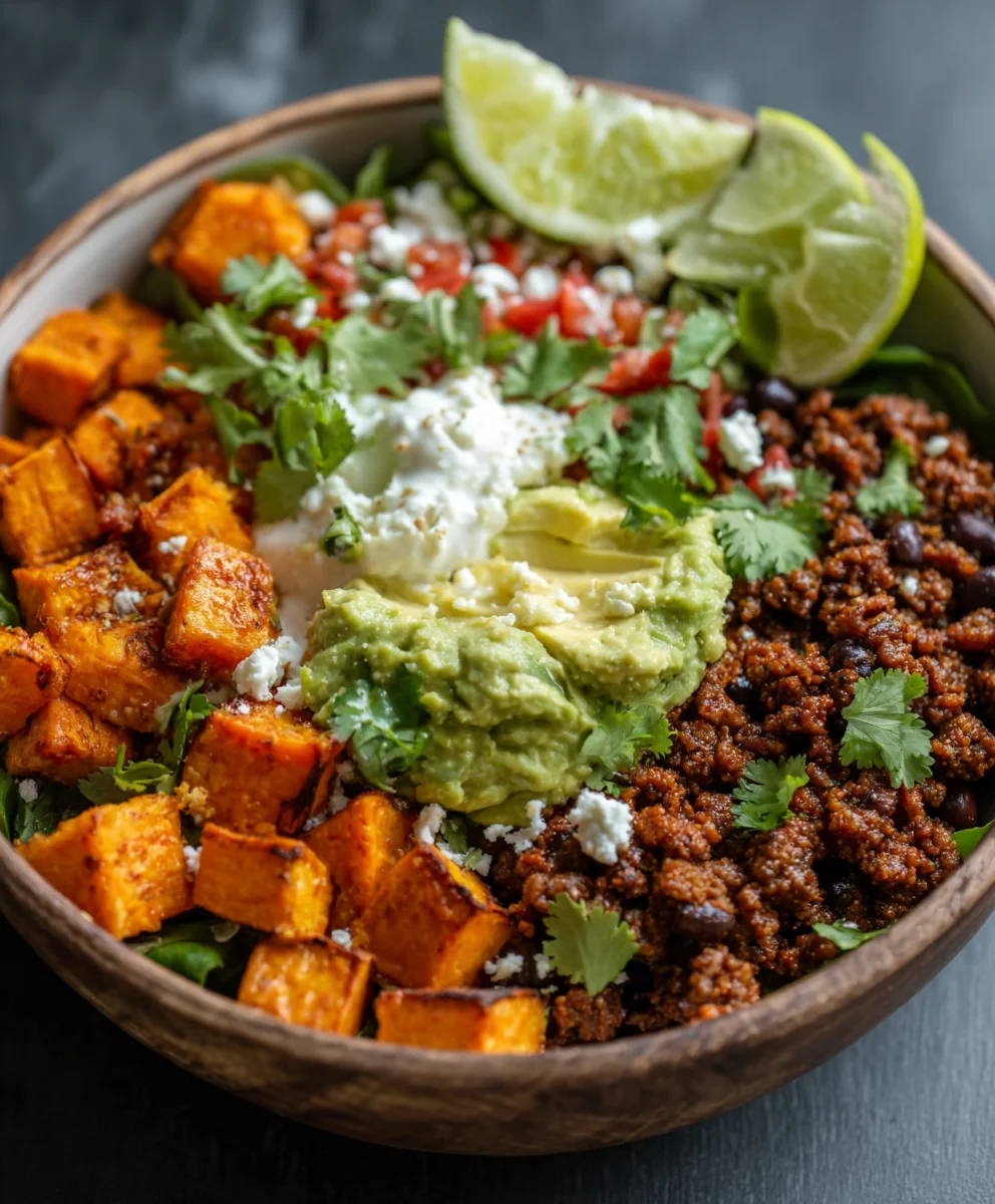 Sweet Potato Taco Bowl- Flavorful Healthy Meal