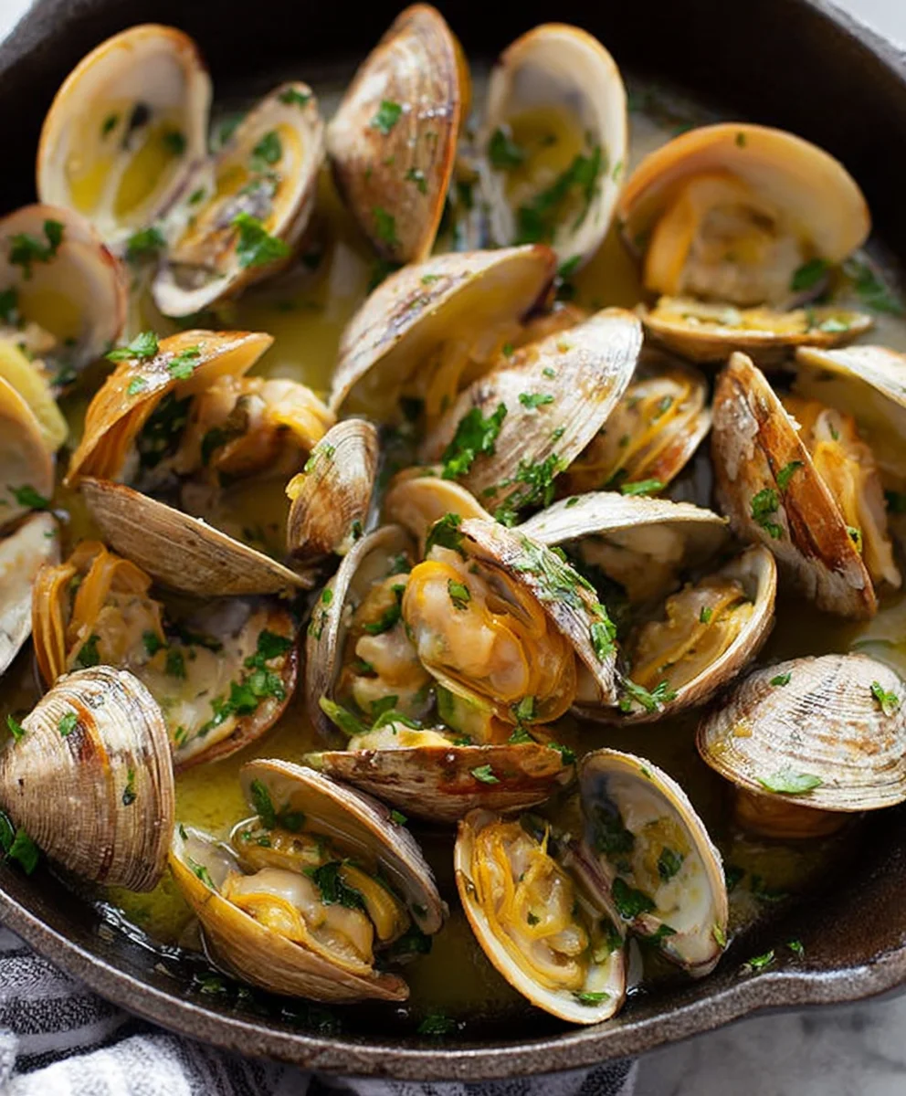 Garlic Butter Sautéed Clams - Easy & Delicious Recipe