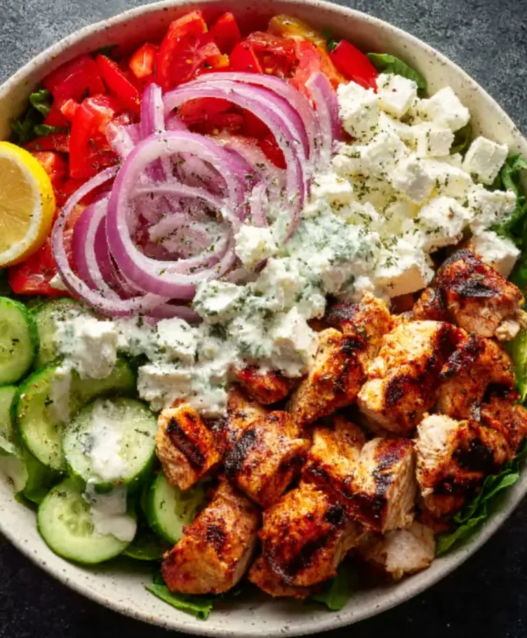 Easy Greek Chicken Bowls- Fresh & Flavorful Dinner