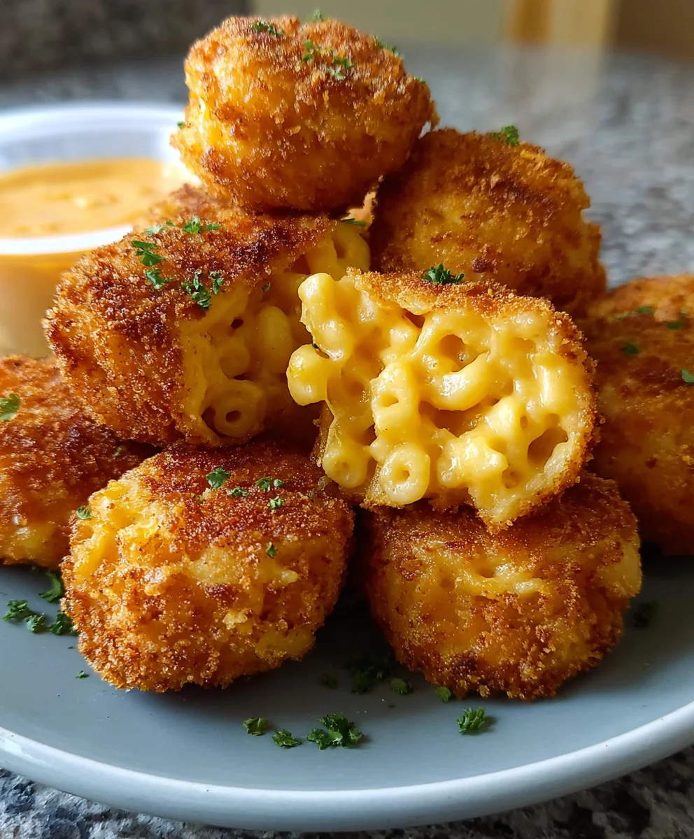 Crispy Fried Mac and Cheese Bites-Easy Appetizer Recipe