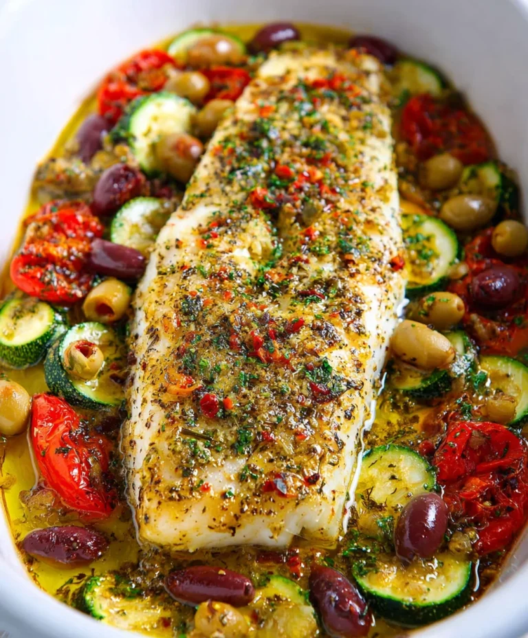 Easy Mediterranean Baked Fish Recipe – Quick & Healthy
