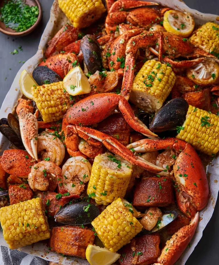 Spicy Cajun Seafood Boil- Garlic Butter Perfection