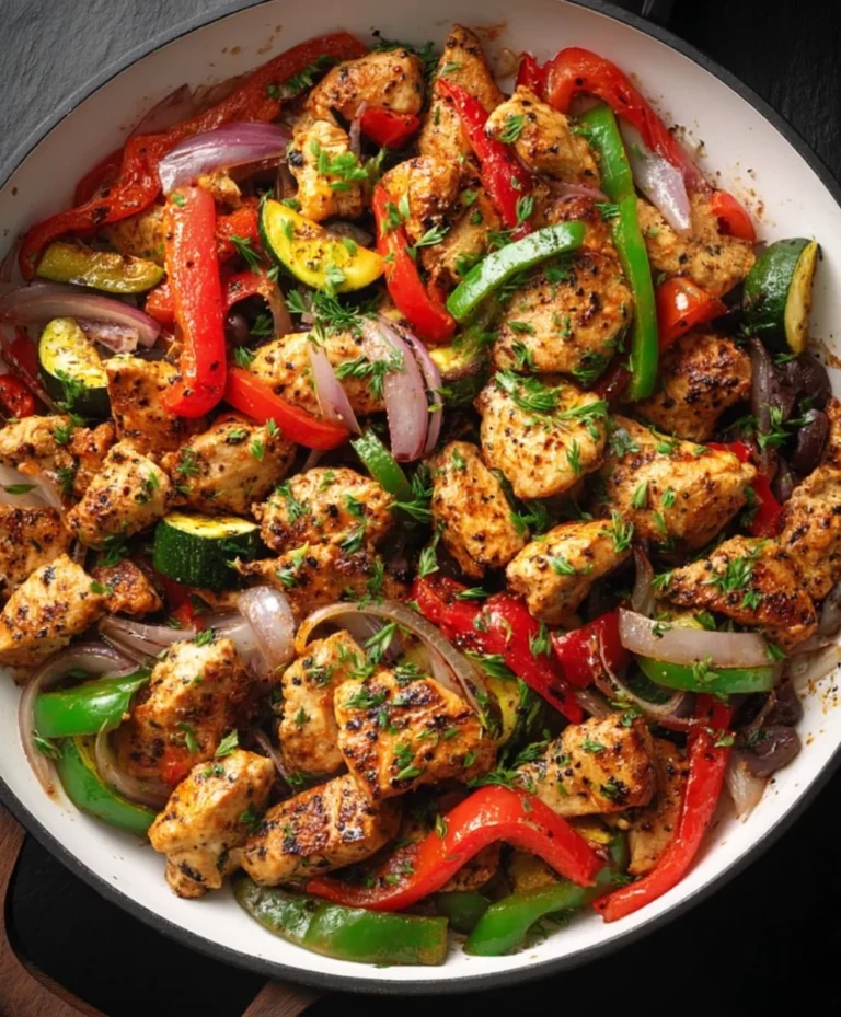 Easy Mediterranean Chicken Stir Fry Recipe