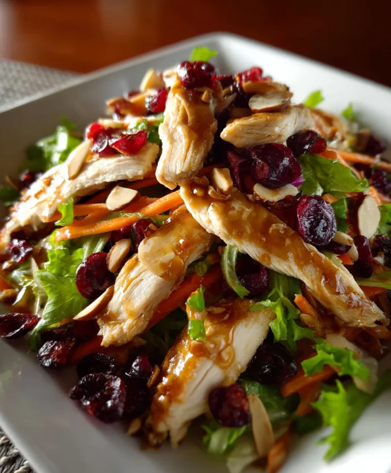 Asian Chicken Cranberry Salad – Quick Lunch Fix