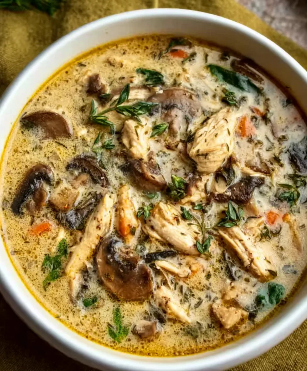 Easy Rotisserie Chicken Mushroom Soup Recipe
