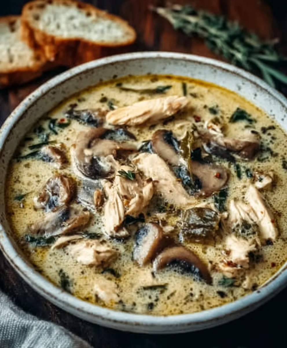 Easy Rotisserie Chicken Mushroom Soup Recipe