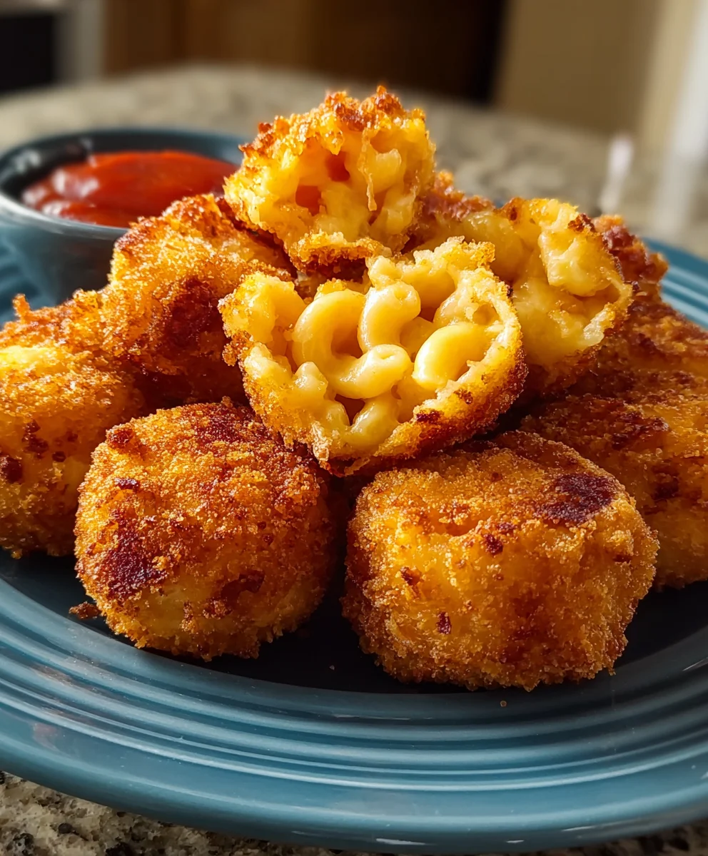 Crispy Fried Mac and Cheese Bites-Easy Appetizer Recipe