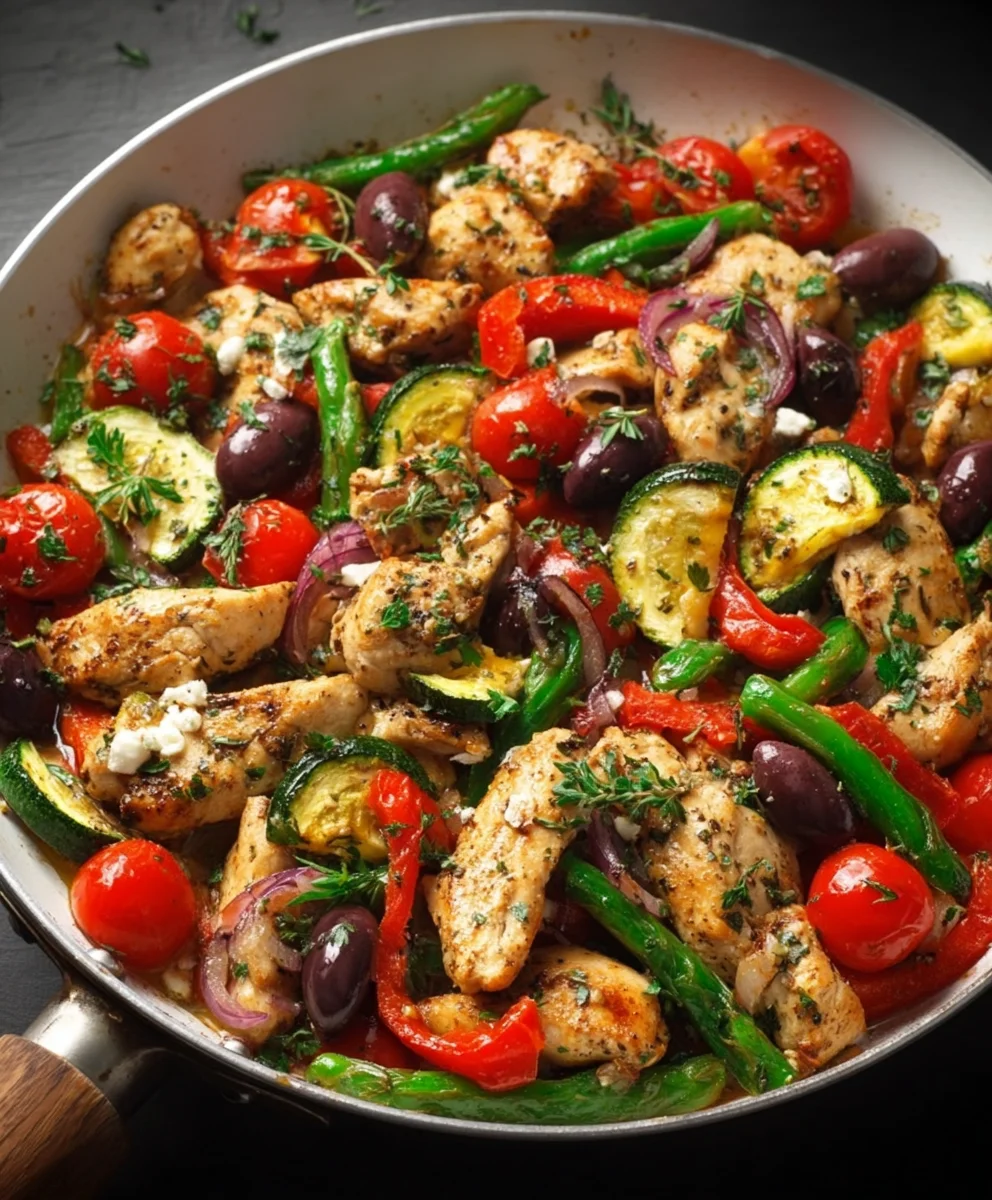 Easy Mediterranean Chicken Stir Fry Recipe