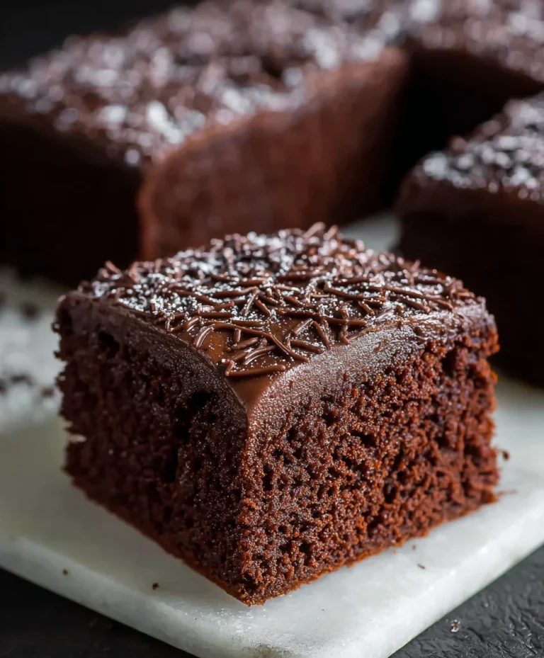 Old School Chocolate Traybake Cake-Easy Delicious Recipe
