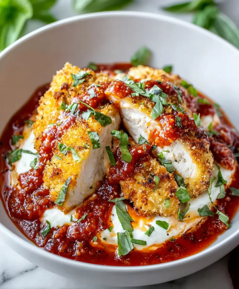 Chicken Parm Cottage Cheese Bowl – Easy Low-Carb Meal