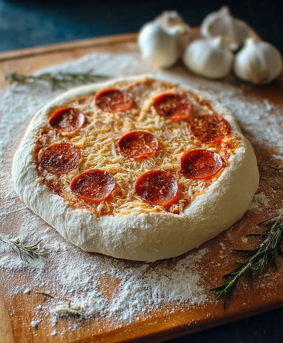 Easy Two Ingredient Pizza Dough Recipe