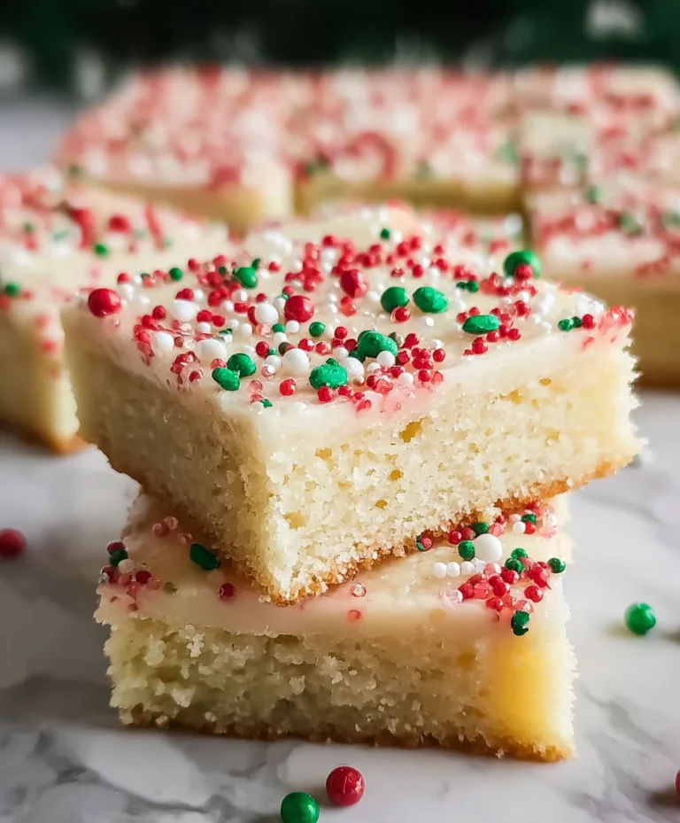 Easy Christmas Sugar Cookie Bars – Best Recipe
