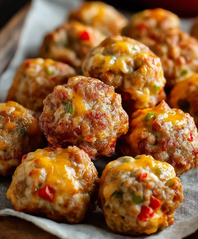 Easy Rotel Cream Cheese Sausage Balls Recipe