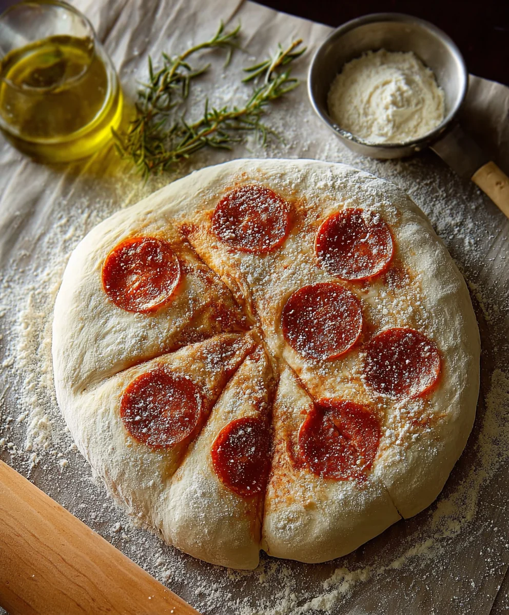 Easy Two Ingredient Pizza Dough Recipe