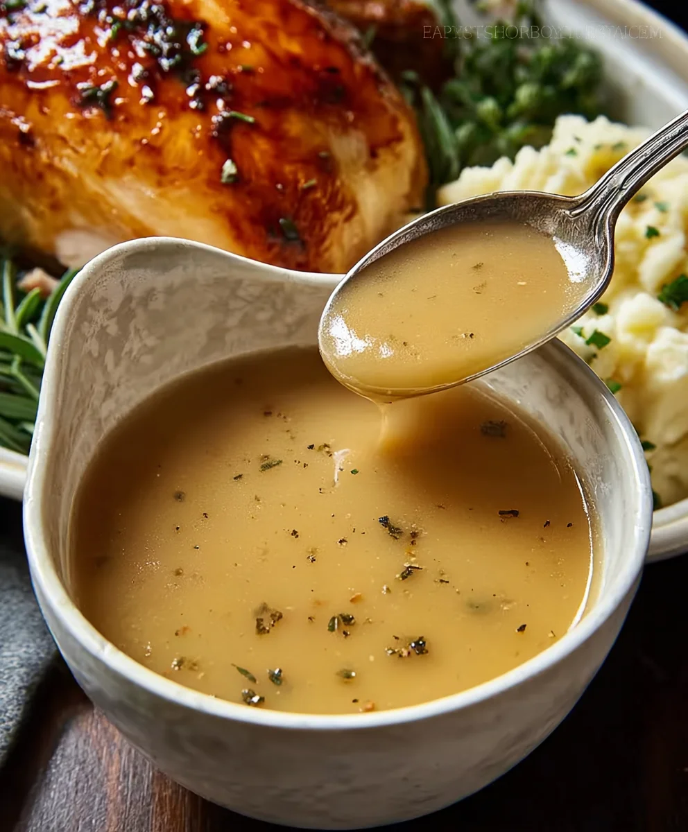 Best Homemade Turkey Gravy Recipe - Rich Flavor