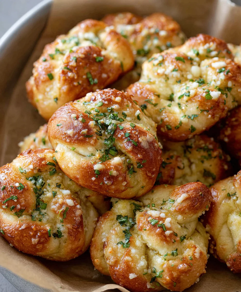 Garlic Knots- Irresistible Baked Bread Bites