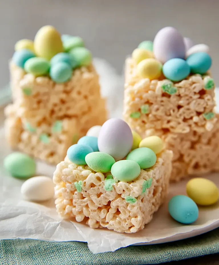 Easter Rice Krispie Treats- Easy Holiday Dessert Fun