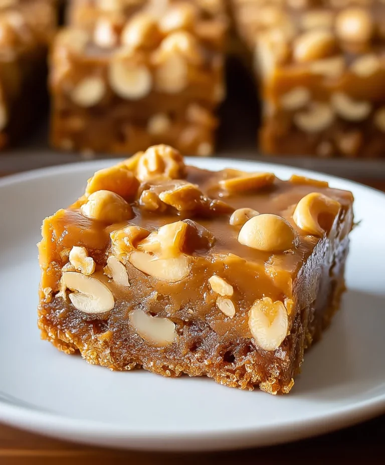 Gooey Butterscotch Nut Bars-Easy Decadent Treat
