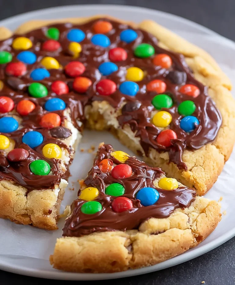 M&M Cookie Pizza- Easy Dessert Recipe Fun