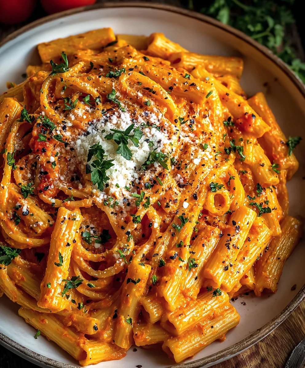 Creamy Tomato Garlic Pasta- Easy & Delicious Recipe