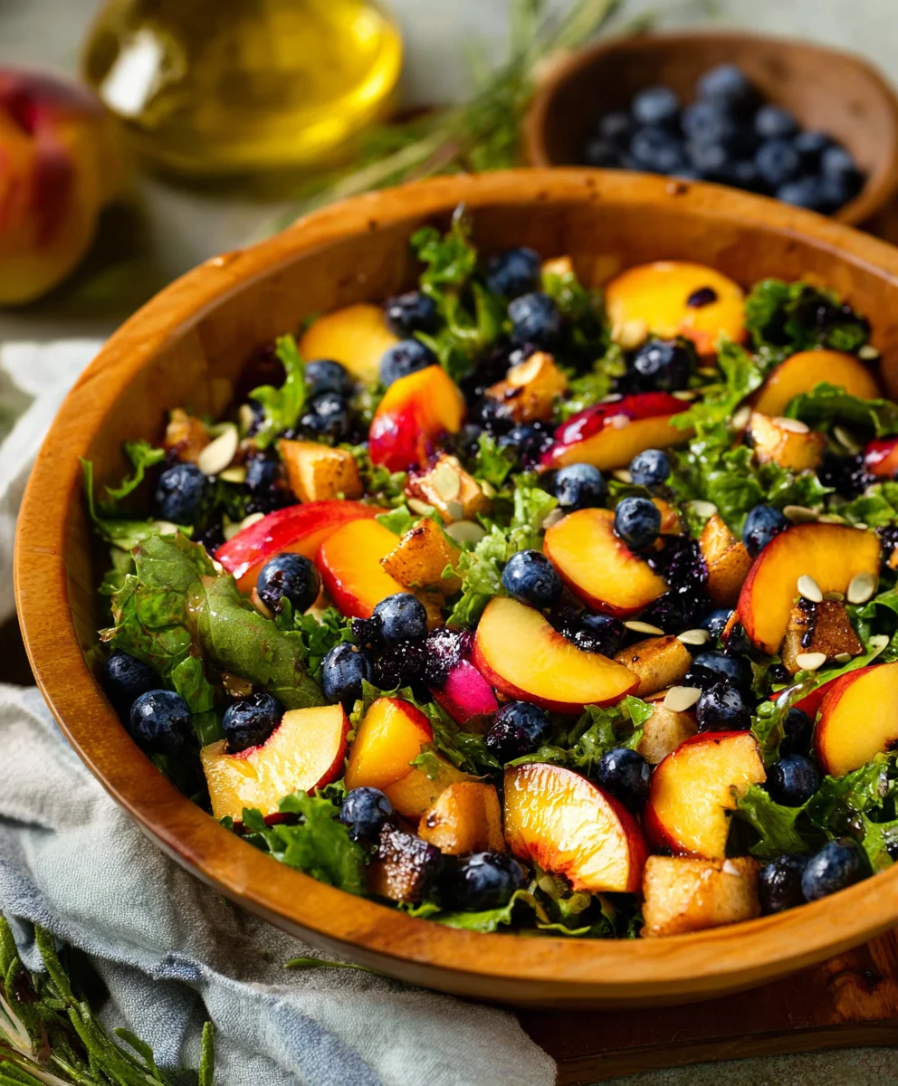 Peach Blueberry Non-Non-Non-Alcoholic Alternativeic Non-Alcoholic Ale Salad Recipe