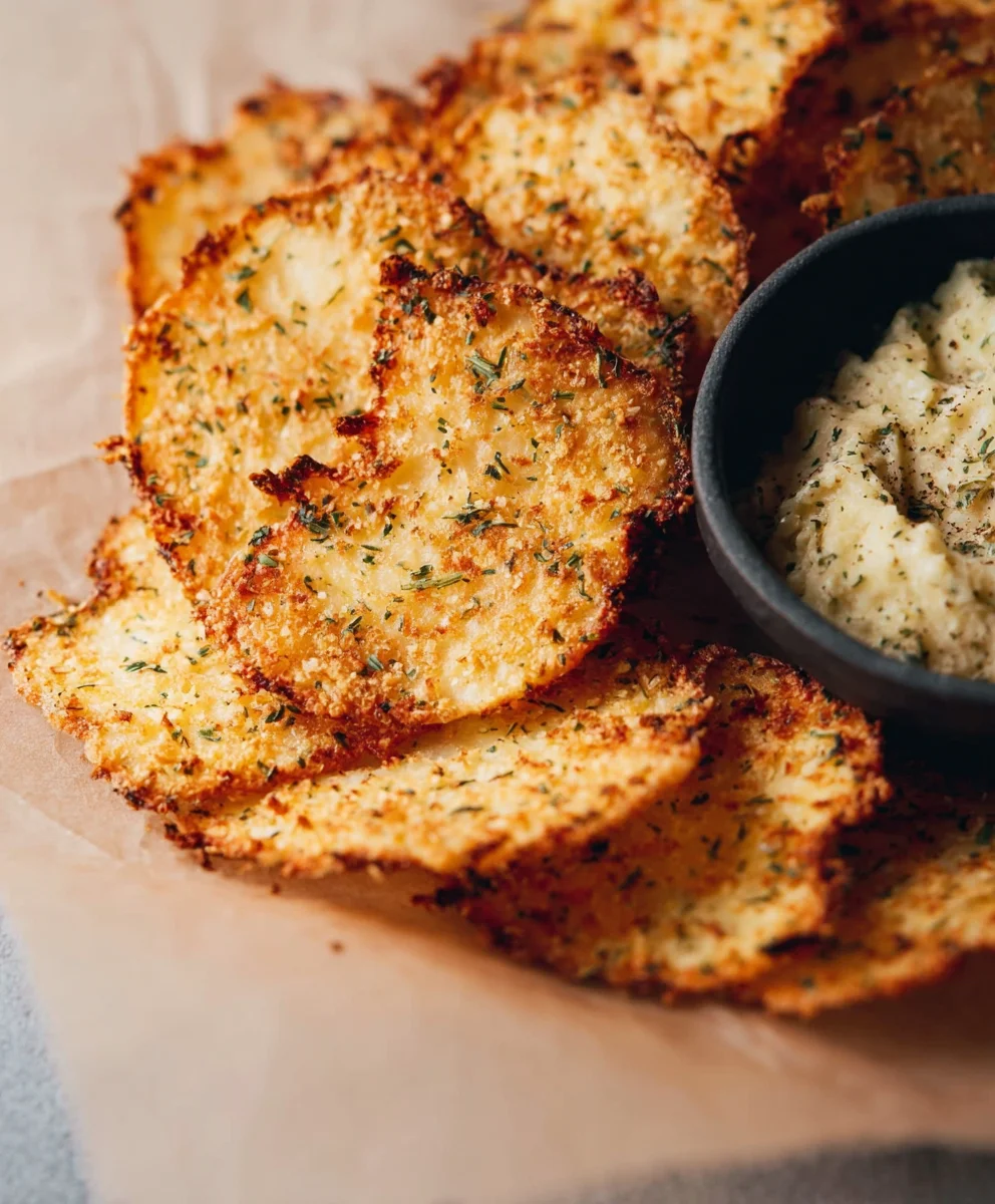 Crunchy Cottage Cheese Chips - Easy Healthy Snack