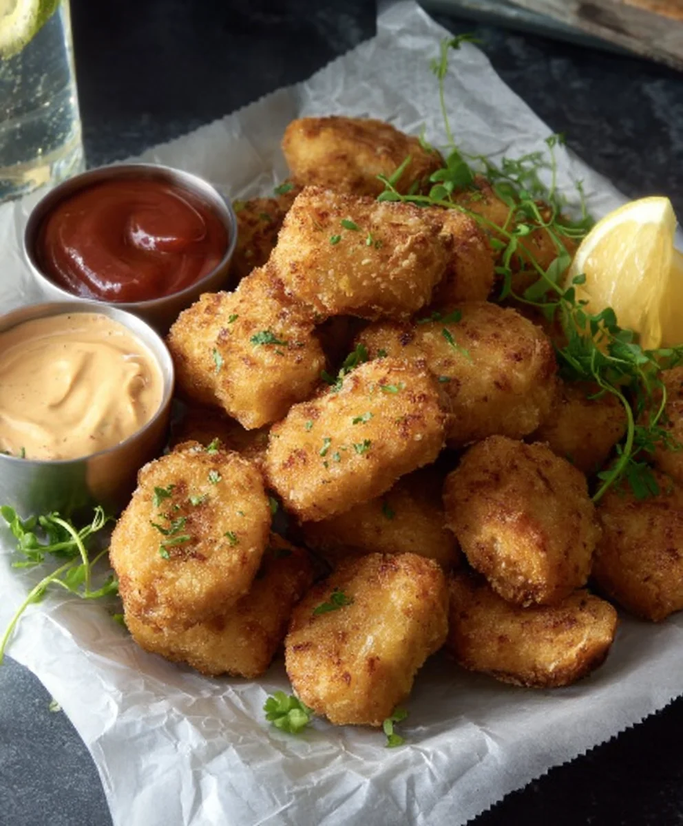 Crispy Baked Chicken Nuggets-Kid Friendly Recipe