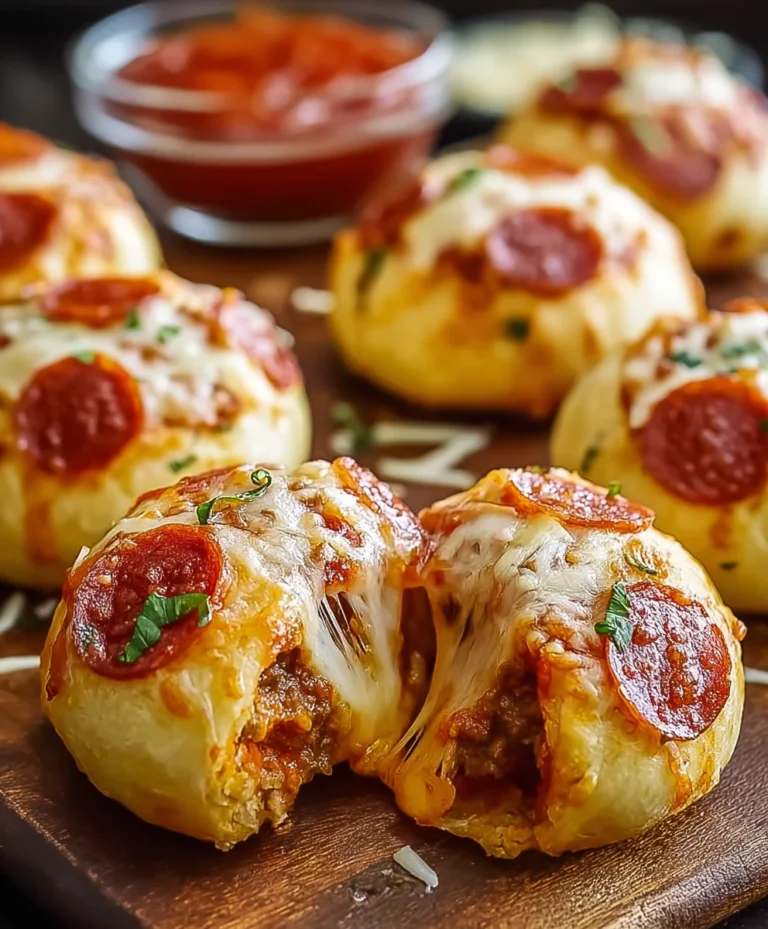 Cheesy Pizza Bombs – Easy Appetizer Recipe