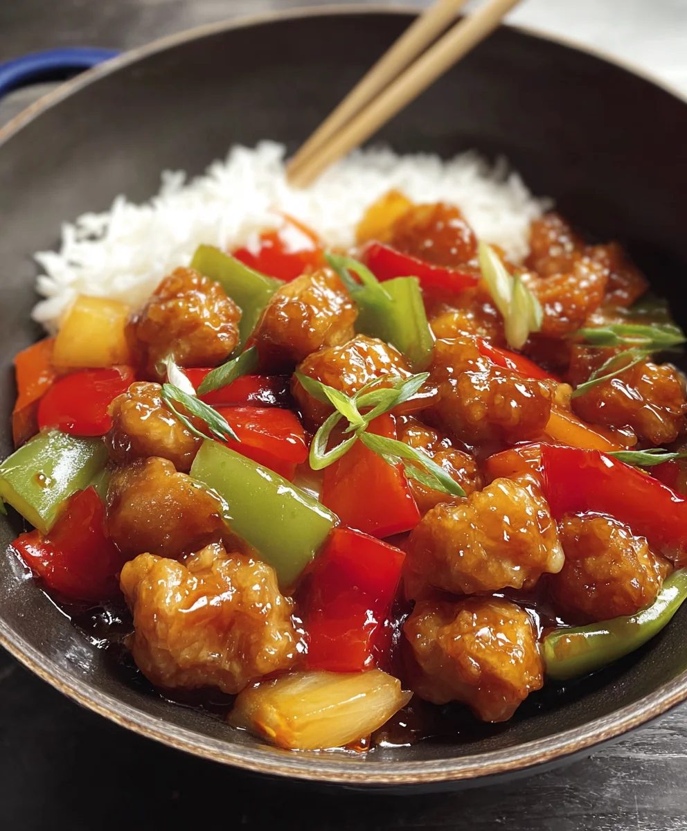 Easy Sweet and Sour Chicken Recipe - Delicious & Quick