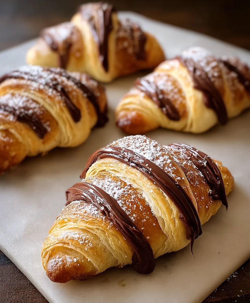 Easy Nutella Crescent Rolls - Sweet Dessert Recipe