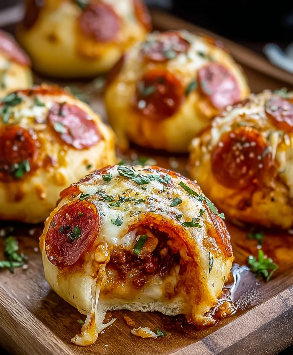 Cheesy Pizza Bombs - Easy Appetizer Recipe