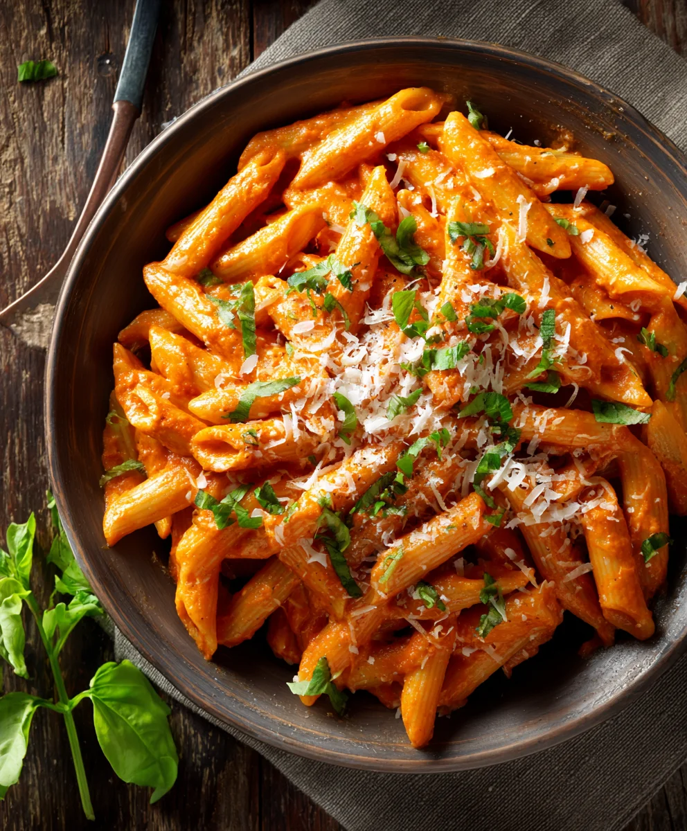 Healthy Penne Alla Vodka Extract - Non-Non-Non-Alcoholic Alternativeic Recipe