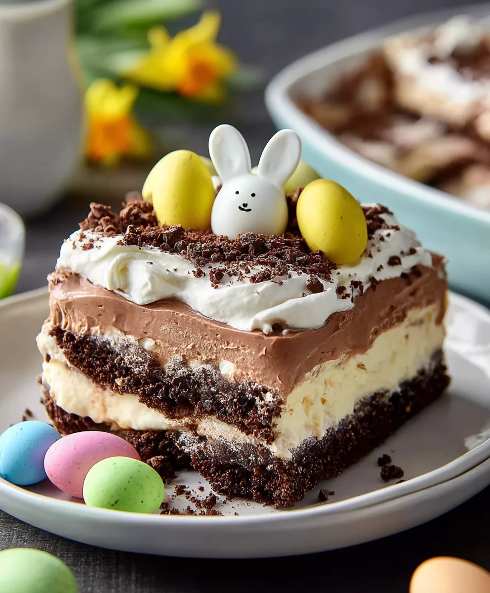 Easter Chocolate Lasagna-Decadent Dessert Delight
