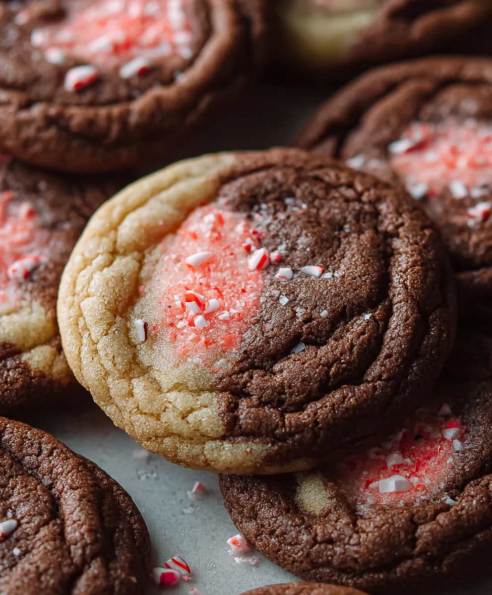 Peppermint Mocha Cookies-Festive Holiday Treat