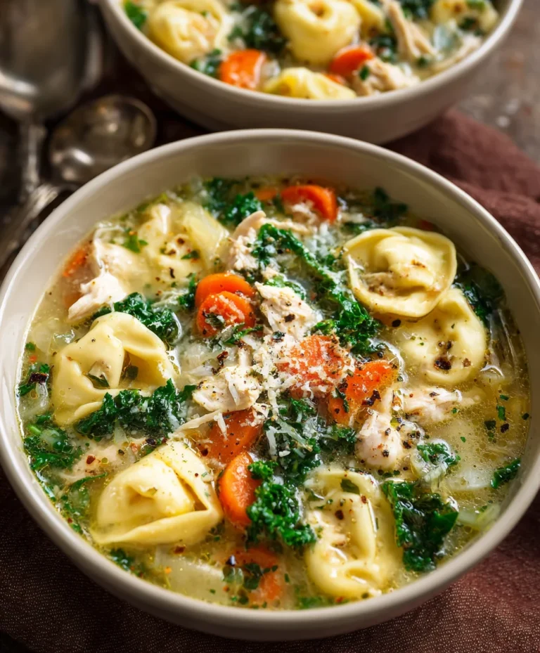 Easy Chicken Tortellini Soup Recipe