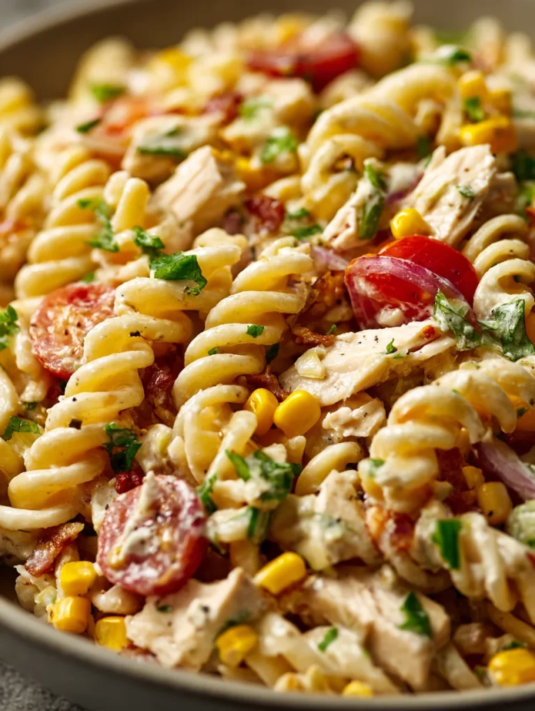 BBQ Chicken Pasta Salad-Easy & Delicious Summer Meal